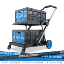 Carrito de Compras Plegable y Portátil – FlexiCart™ (Oferta Limitada)