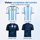 Combo de Camisetas Argentina 2026 (Titular + Alternativa)