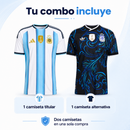 Combo de Camisetas Argentina 2026 (Titular + Alternativa)
