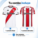 Combo de Camisetas River Plate 26/27 (Titular + Alternativa)