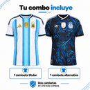 Combo de Camisetas Argentina 2026 (Titular + Alternativa)